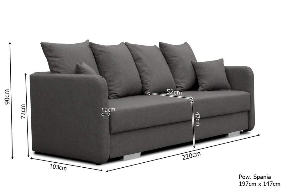 Sofa rozkładana IVET