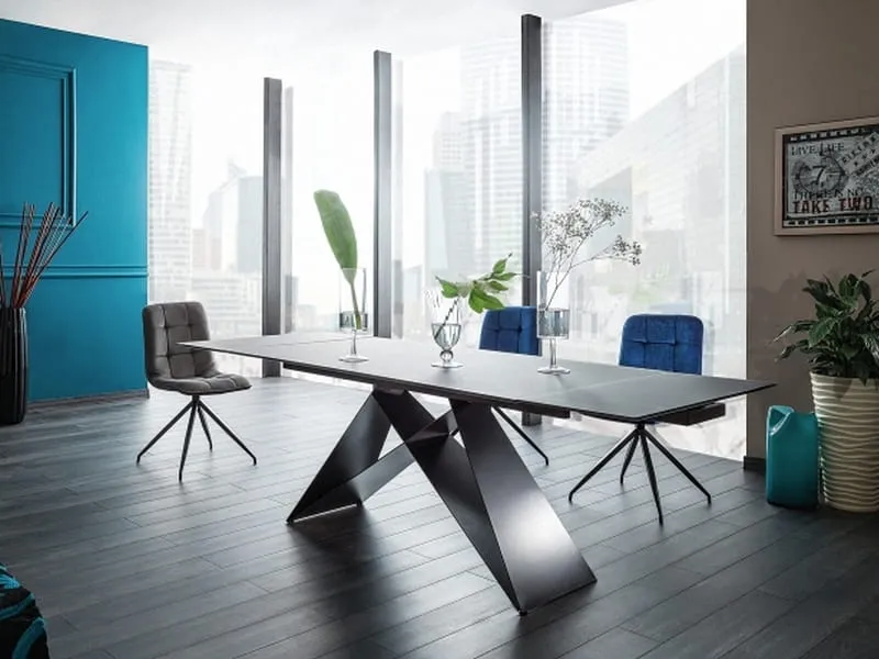 Stół rozkładany WESTIN 160/240x90 - czarny