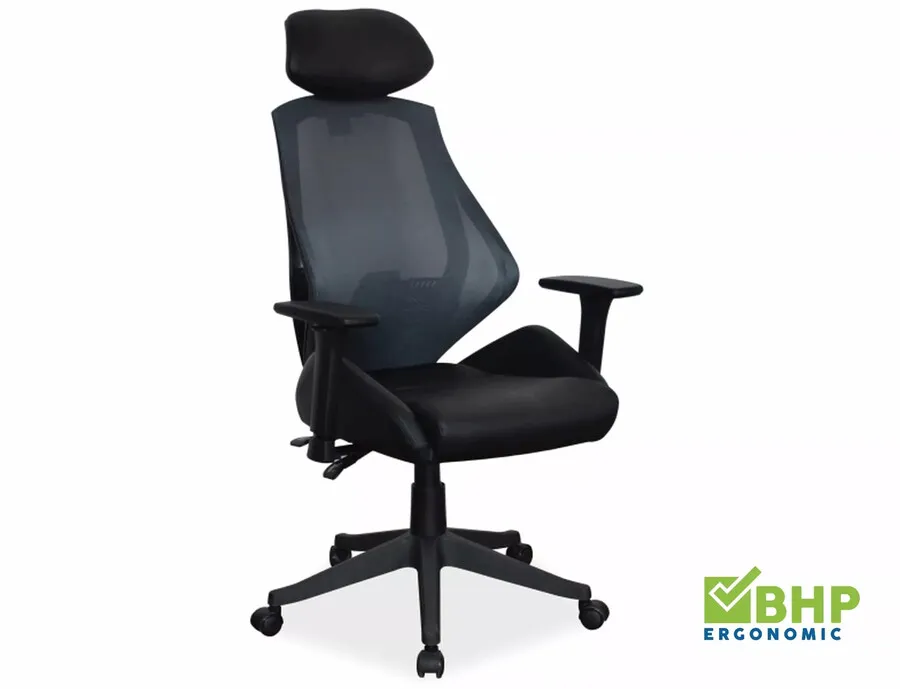 Fotel obrotowy Q-406 - czarny
