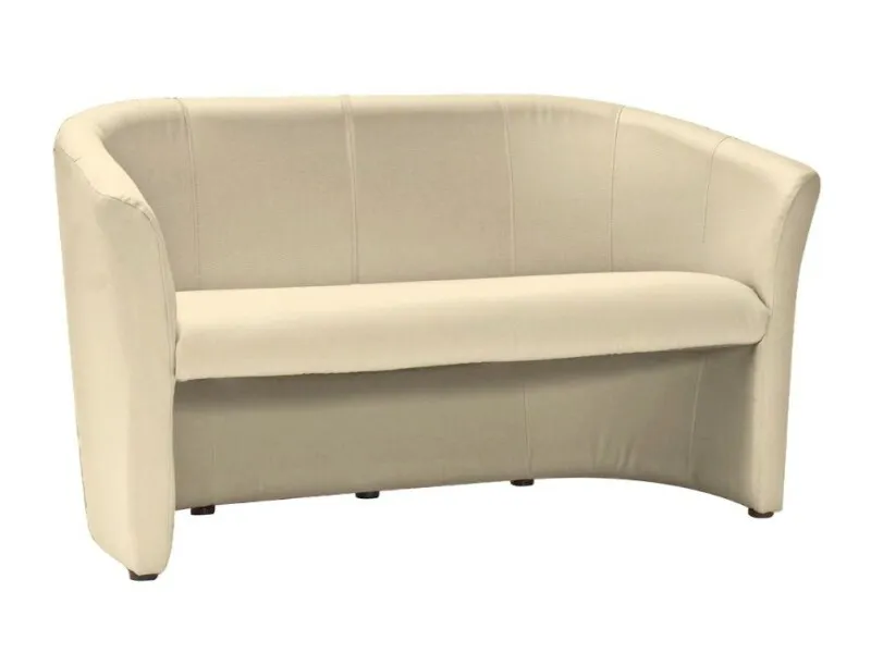 Sofa TM-3 ekoskóra - kremowy
