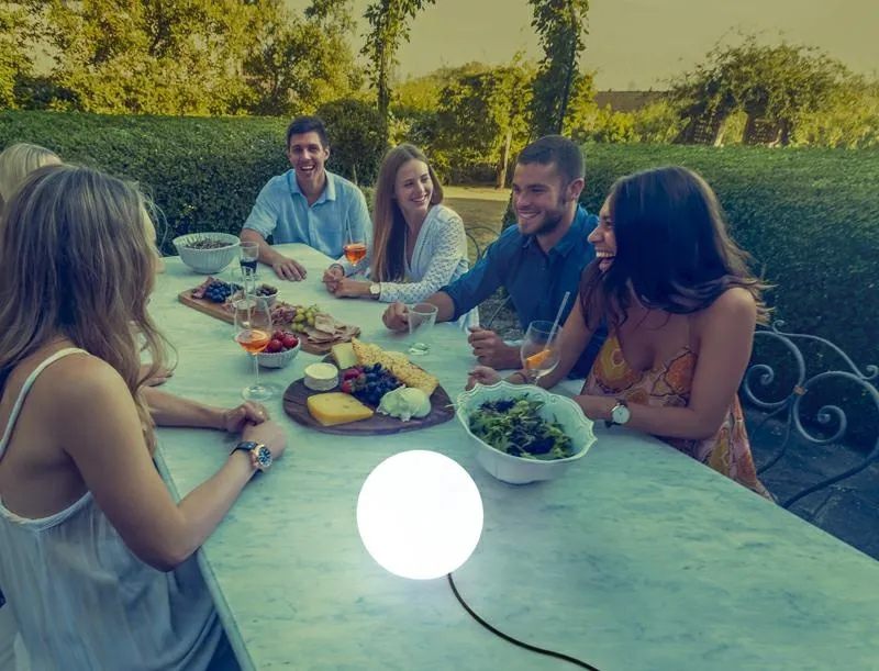 Lampa ogrodowa BULY 20 biała - LED