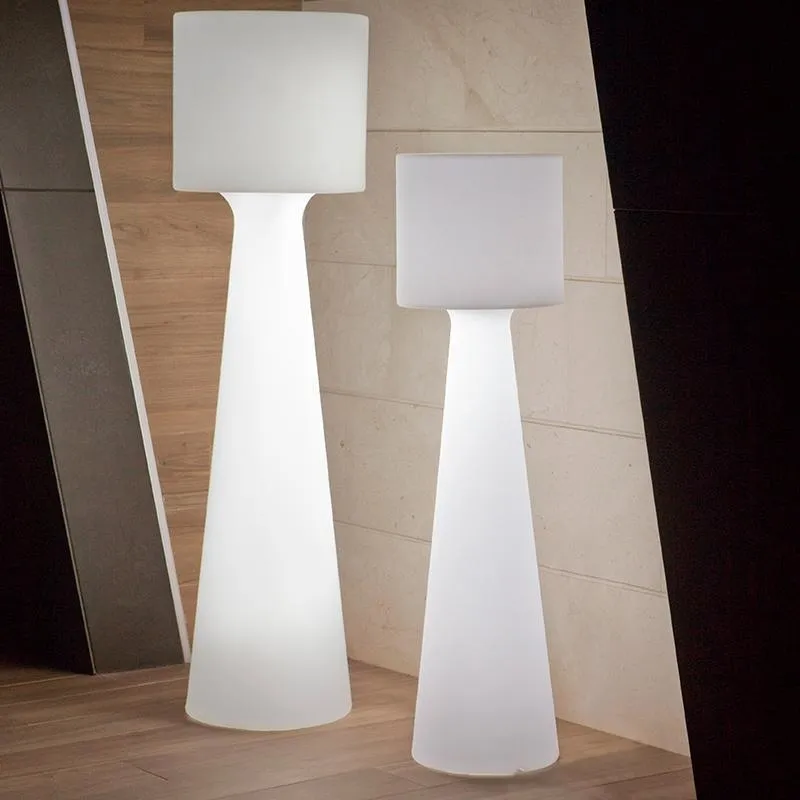 Lampa ogrodowa GRACE 140 B biała - LED, wbudowana bateria