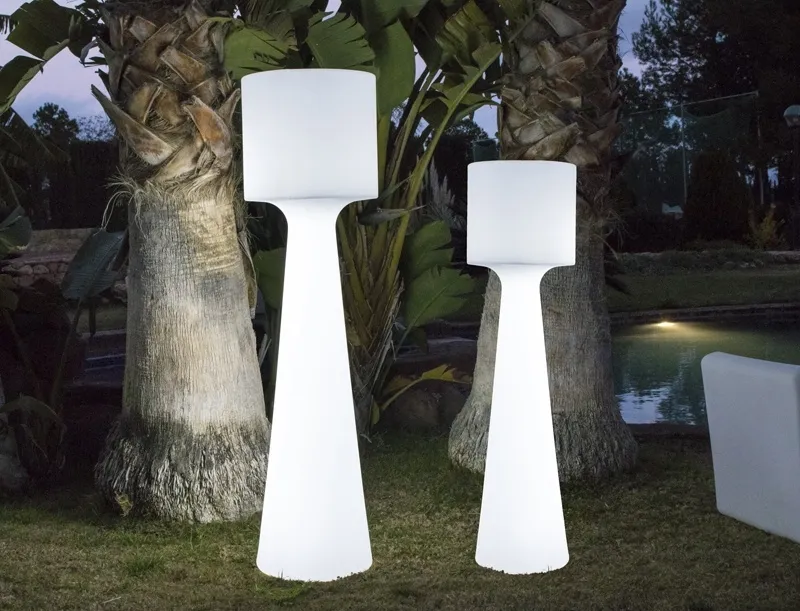 Lampa ogrodowa GRACE 140 C biała - LED