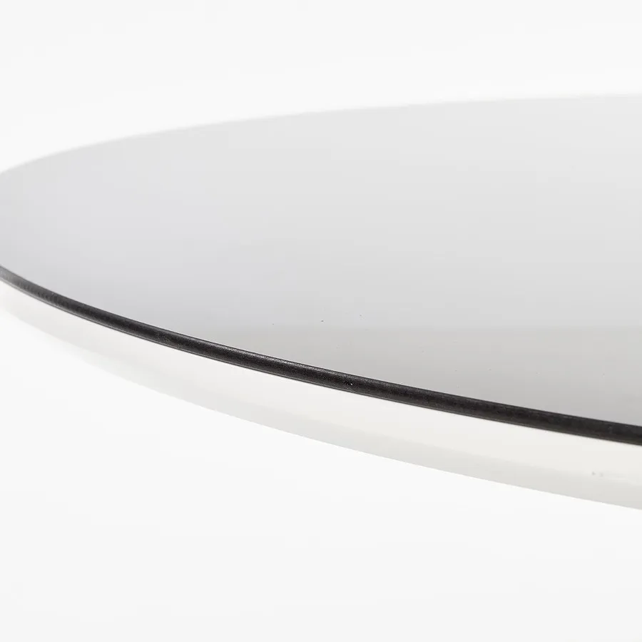 Stół okrągły AVELAR 120 cm - czarny