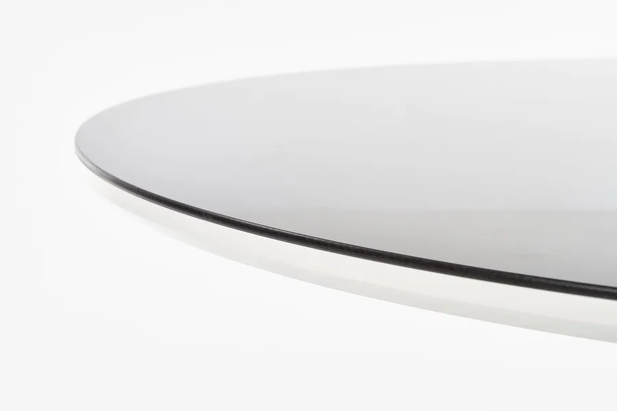 Stół okrągły AVELAR 120 cm - czarny