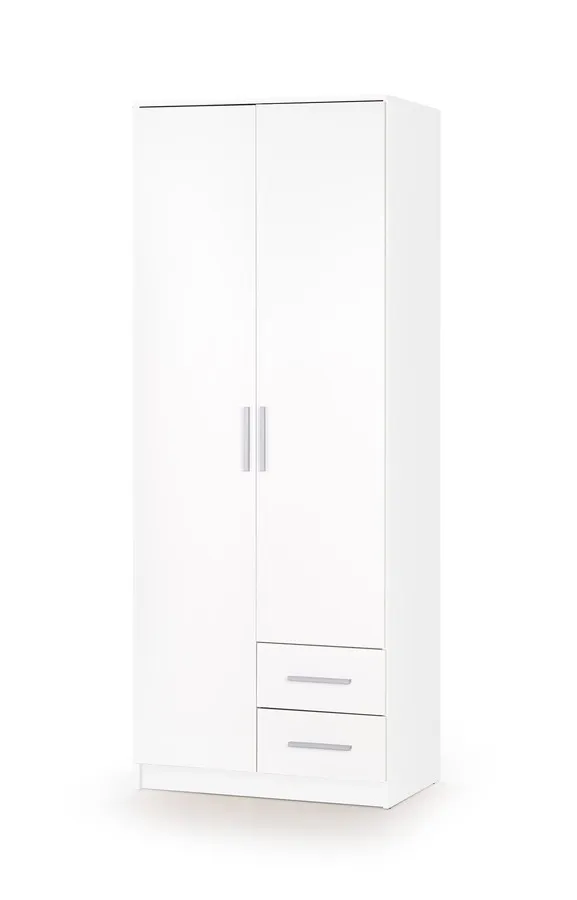 Szafa LIMA S2 - biały/biały połysk