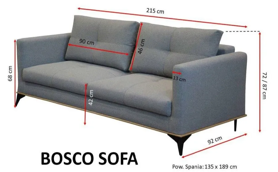 Sofa rozkładana BOSCO