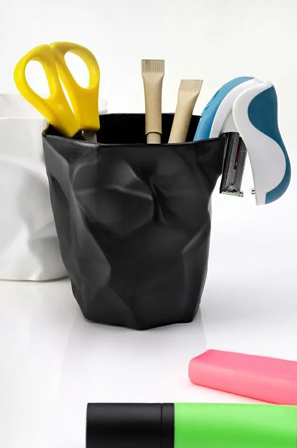 Organizer na biurko PLAST MINI - czarny