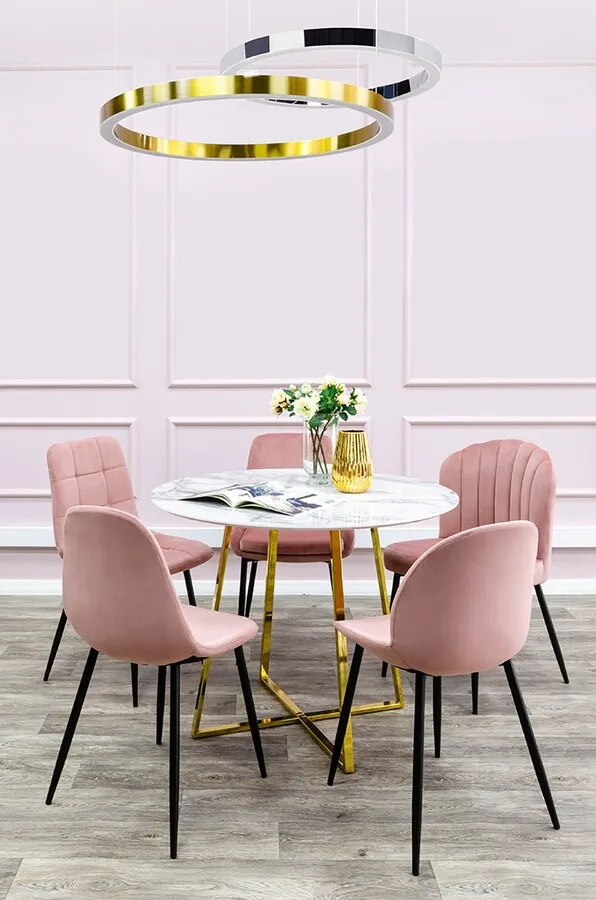 Lampa wisząca RING 100 LED - złoty