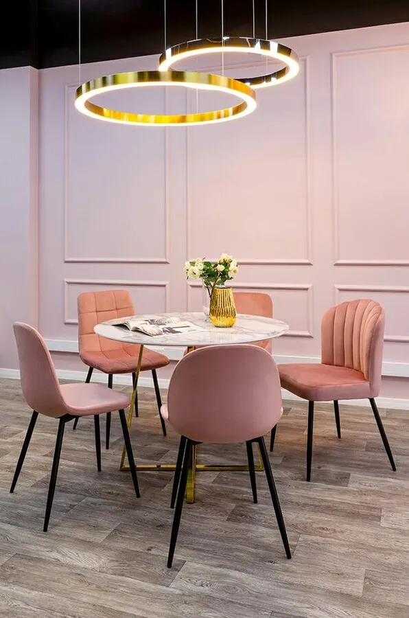 Lampa wisząca RING 100 LED - złoty