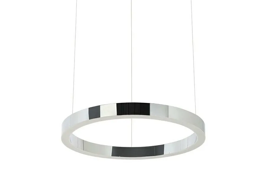 Lampa wisząca RING 40 LED - srebrny