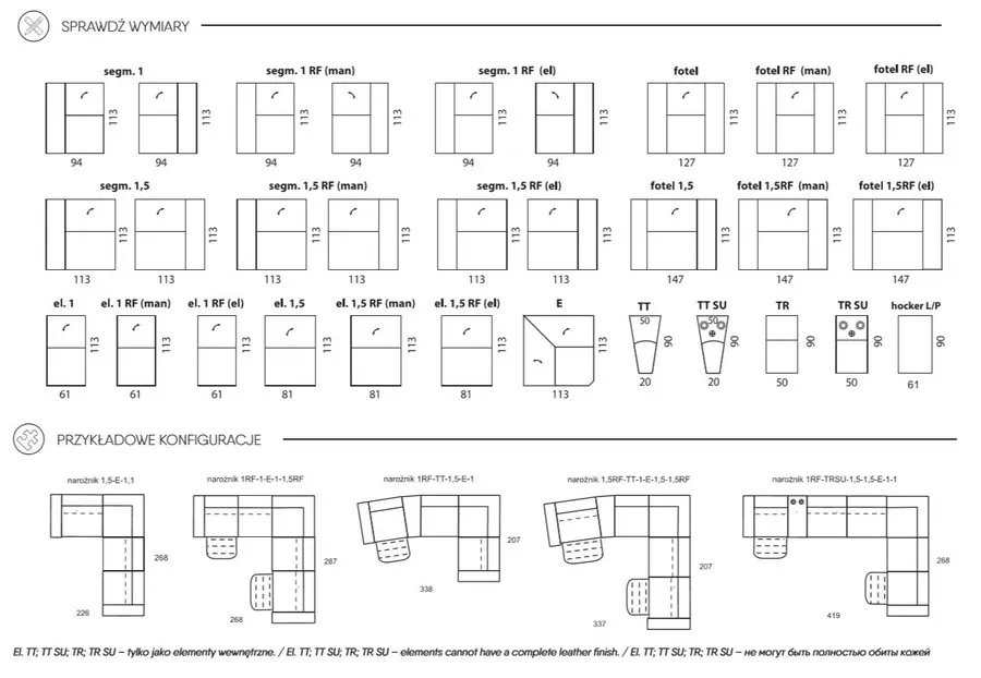 Sofa 3-osobowa IMPRESSIONE - Etap Sofa
