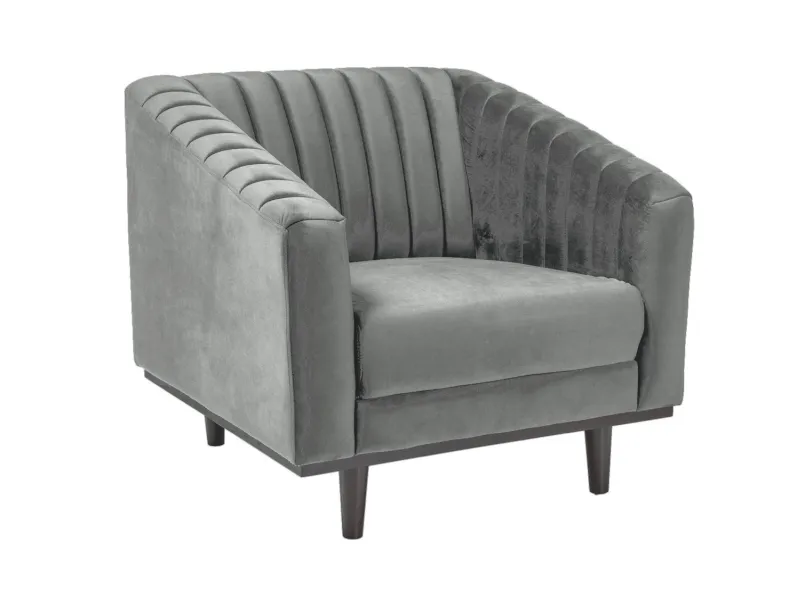 Fotel ASPREY 1 Velvet - szary Bluvel 14