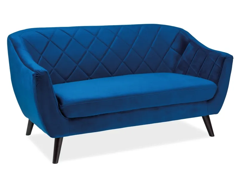 tkanina Bluvel 86 Sofa MOLLY 2 VELVET - granatowy Bluvel 86
