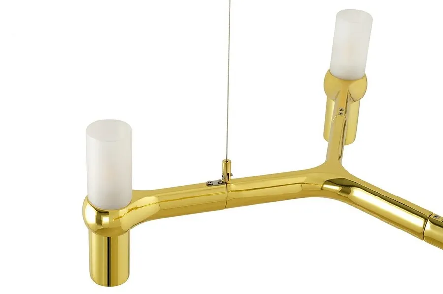 Lampa wisząca ATOMIC LONG - złoty