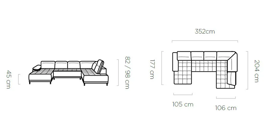 Narożnik FOCUS XL