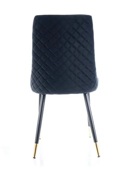 Krzesło PIANO Velvet - czarny Bluvel 19