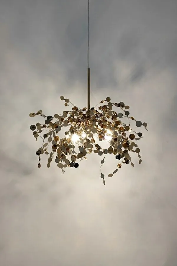 Lampa wisząca MONETE SINGLE - chrom