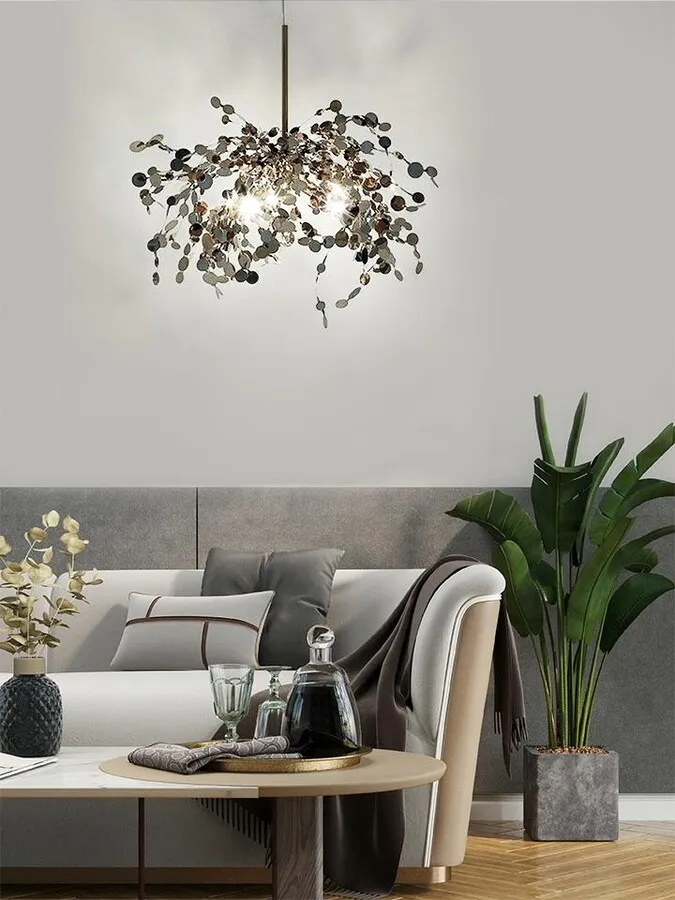 Lampa wisząca MONETE SINGLE - chrom