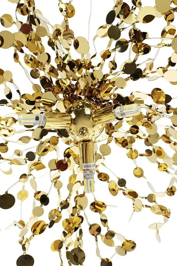 Lampa wisząca MONETE SINGLE - złoty