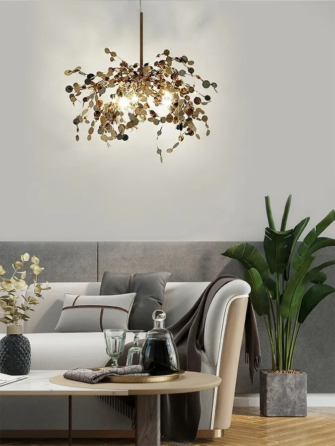 Lampa wisząca MONETE SINGLE - złoty