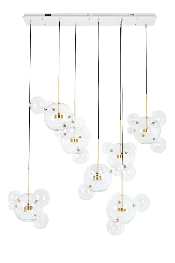 Lampa wisząca CAPRI LINE 7 - 420 LED - złoty