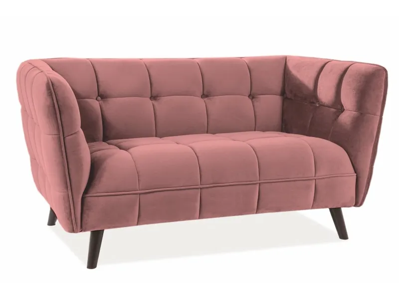 tkanina Bluvel 52 Sofa CASTELLO 2 Velvet - róż antyczny Bluvel 52
