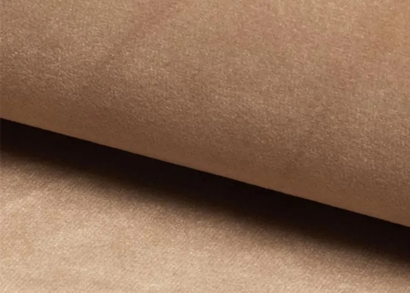 tkanina Bluvel 28 Krzesło welurowe pikowane CHIC Velvet - beżowy Bluvel 28