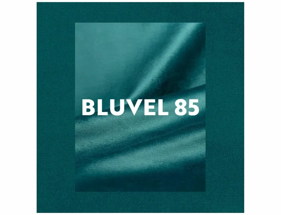 Puf LORI VELVET - turkusowy Bluvel 85