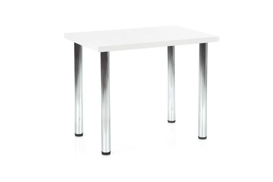 Stół MODEX 90 cm - biały/chrom
