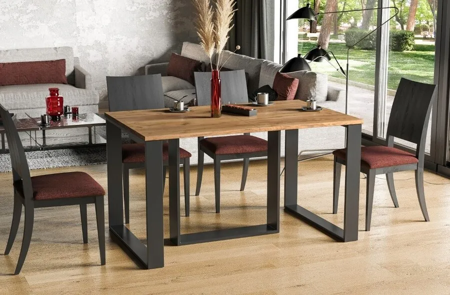 Stół rozkładany BORYS BIS 130/310x90 - dąb craft