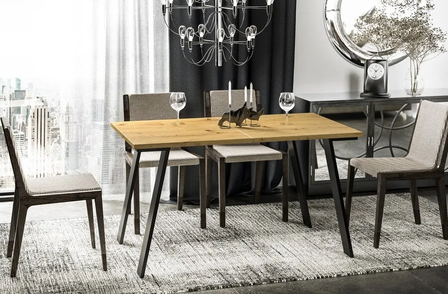 Stół rozkładany LIWIA 130/210x80 - dąb artisan