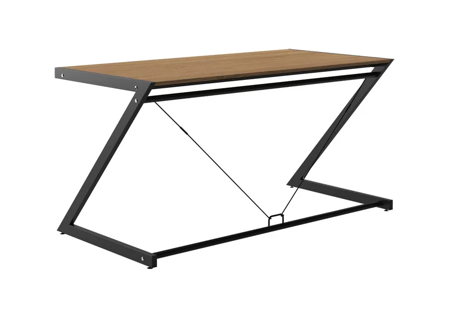 Biurko DD Z-LINE MAIN DESK - czarny/dąb lancelot