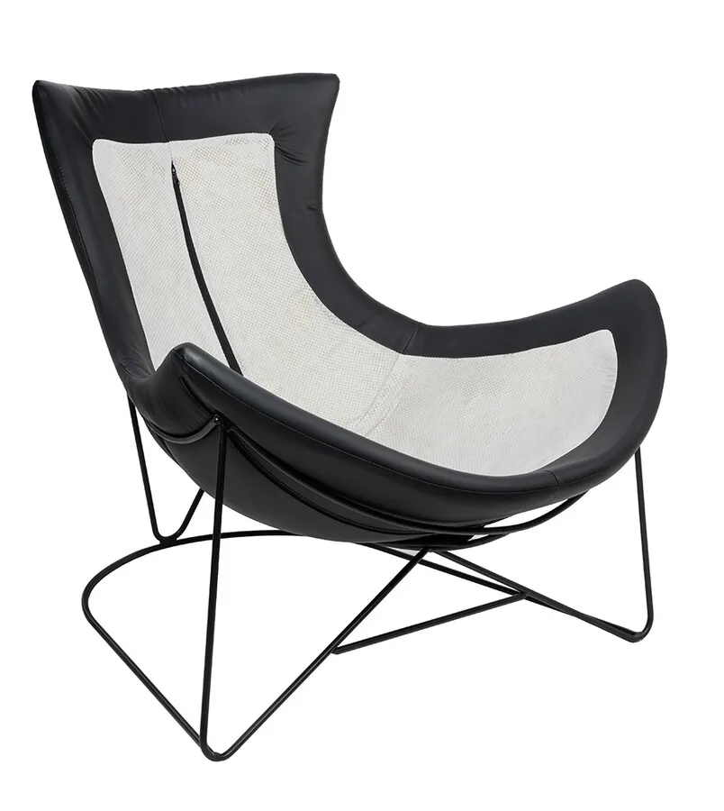 Fotel OTILIA STAND VELVET - szary