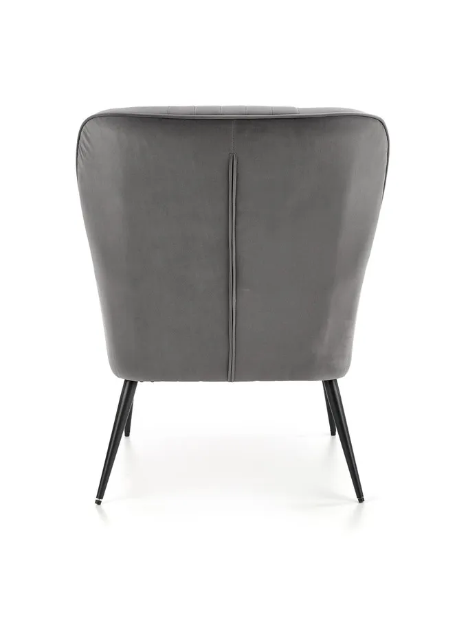 Fotel VERDON - popielaty Bluvel 14