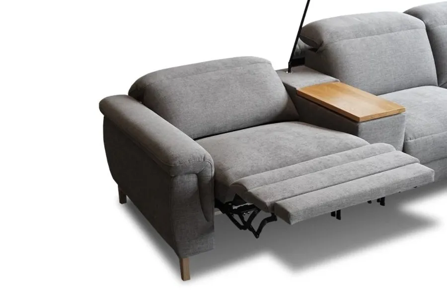 tkanina KNC71081 Narożnik z funkcją relax MIA