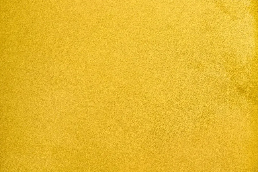Krzesło welurowe MARGO - żółty/złoty