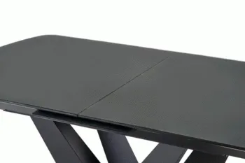 Stół rozkładany PATRIZIO 160/200x90 - ciemny popiel/czarny