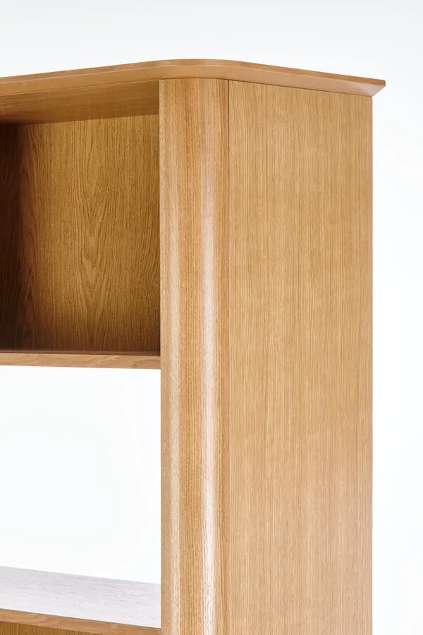 Regał SMART REG-1 - dąb naturalny/czarny