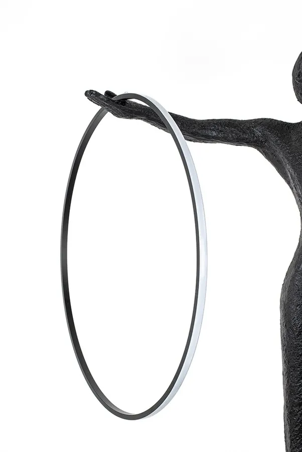 Lampa podłogowa HUMAN CIRCULO - czarny