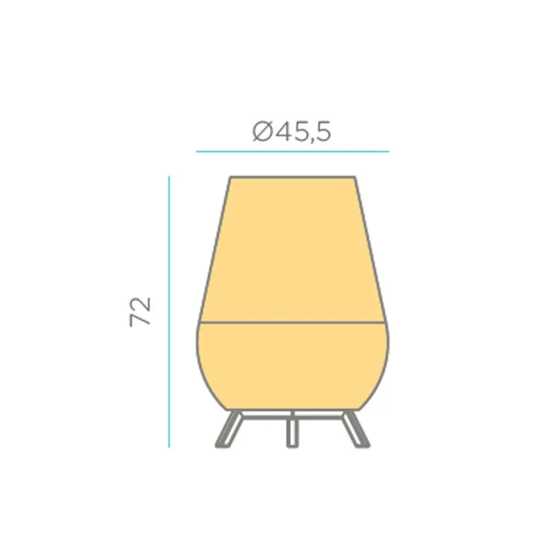 Lampa dekoracyjna SAONA 70 Battery In&Out