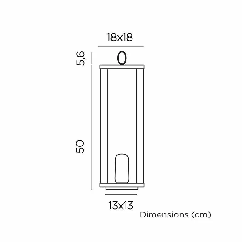 Lampa dekoracyjna SIROCO 50 Battery In&Out