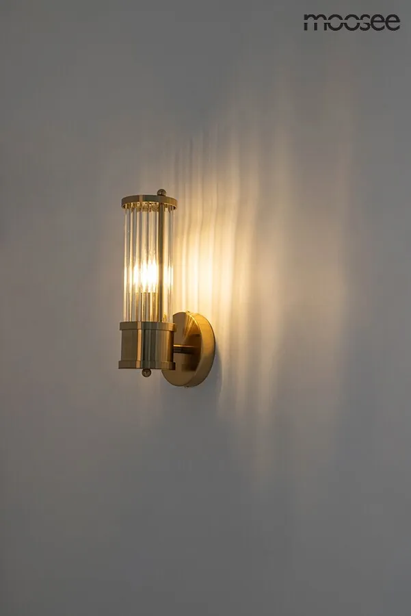 Lampa ścienna PILAR - złoty