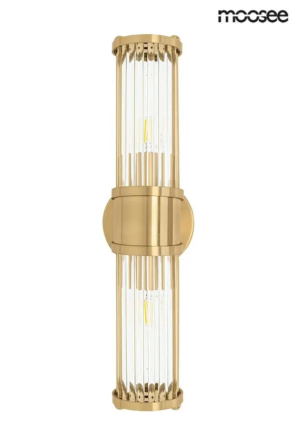 Lampa ścienna PILAR TWIN - złoty