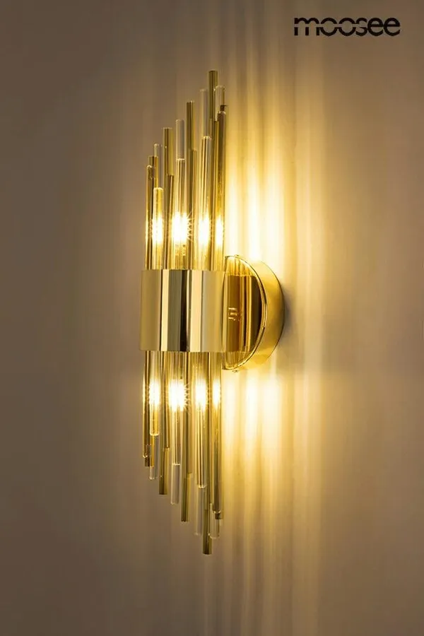 Lampa ścienna AMADEO - złoty