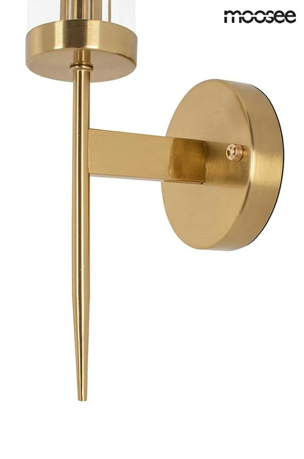 Lampa ścienna TORCH - złoty