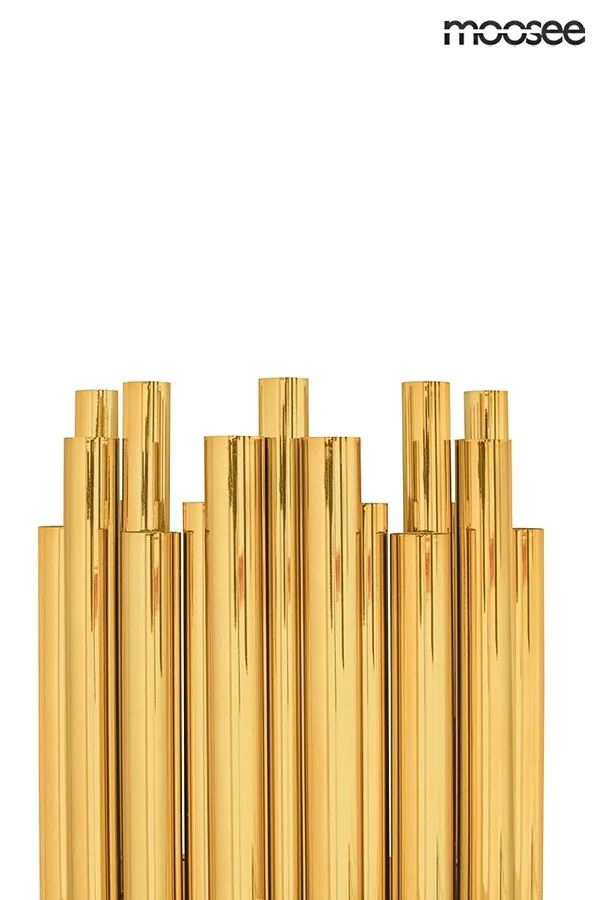 Lampa ścienna TUBO - złoty