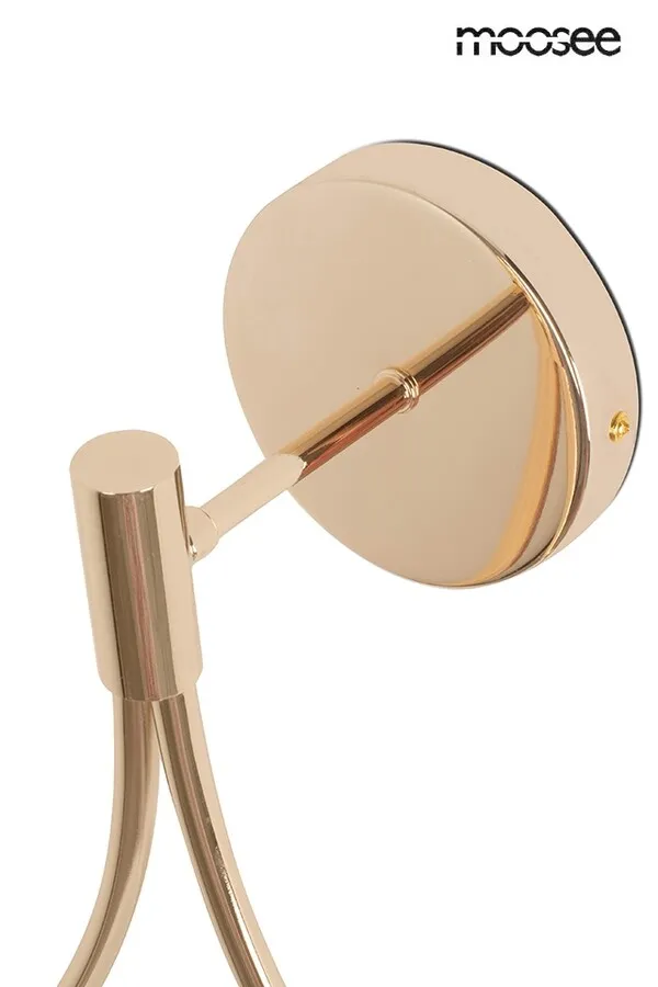 Lampa ścienna ROMA - złoty