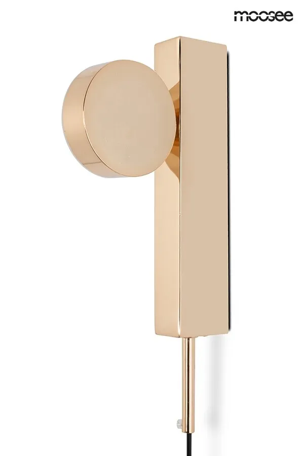 Lampa ścienna CLARID GOLD - złoty