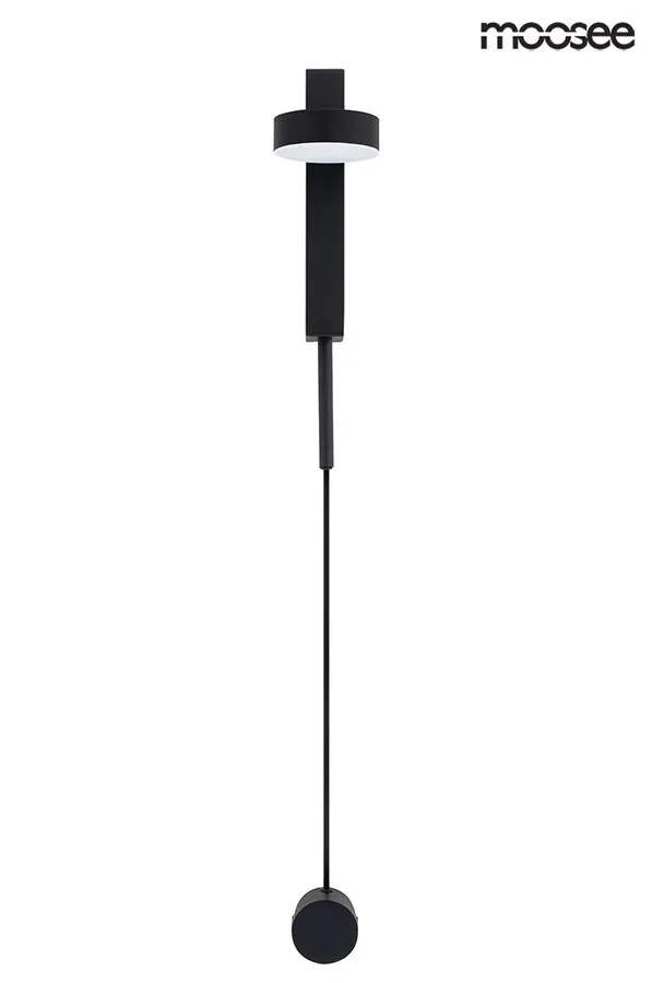 Lampa ścienna CLARID BLACK - czarny